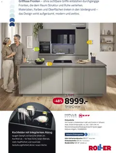 Roller Deine Küche 2026 ab 19.03.2026 gültig | Seite: 9 | Produkte: Geschirrspüler, Einbauküche, Kochfeld, Kuchen