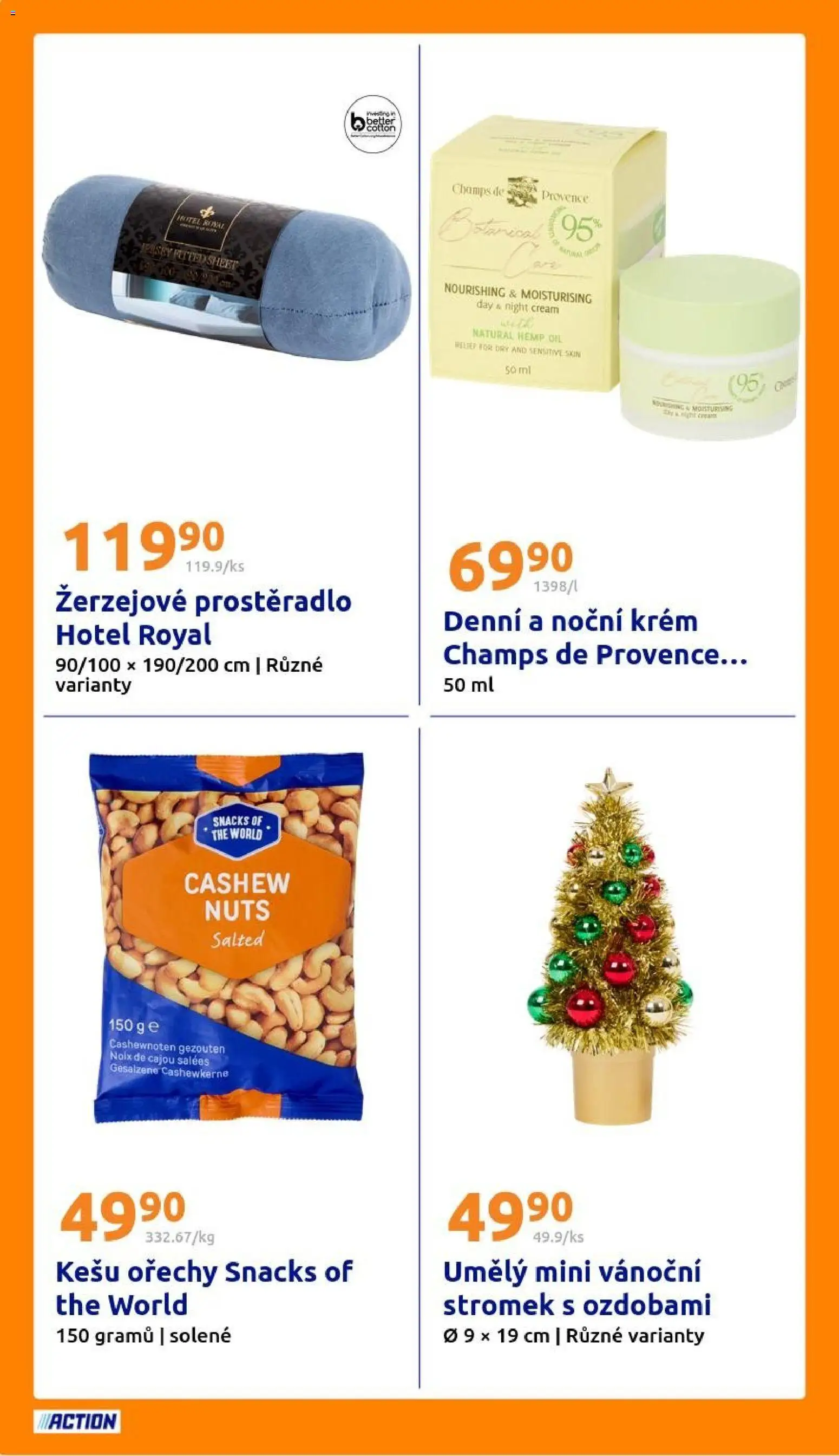 Action leták od 10.12.2025 | Strana: 26 | Produkty: Kešu ořechy, Kešu, Krém, Prostěradlo