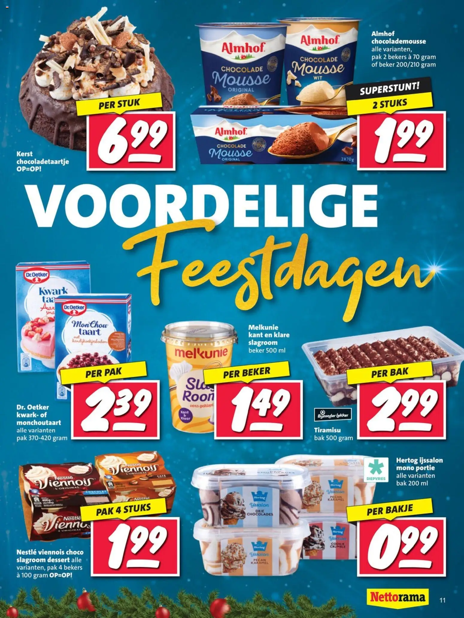 {H1} | Pagina: 11 | Producten: Taart, Chocolade, Beker, Slagroom
