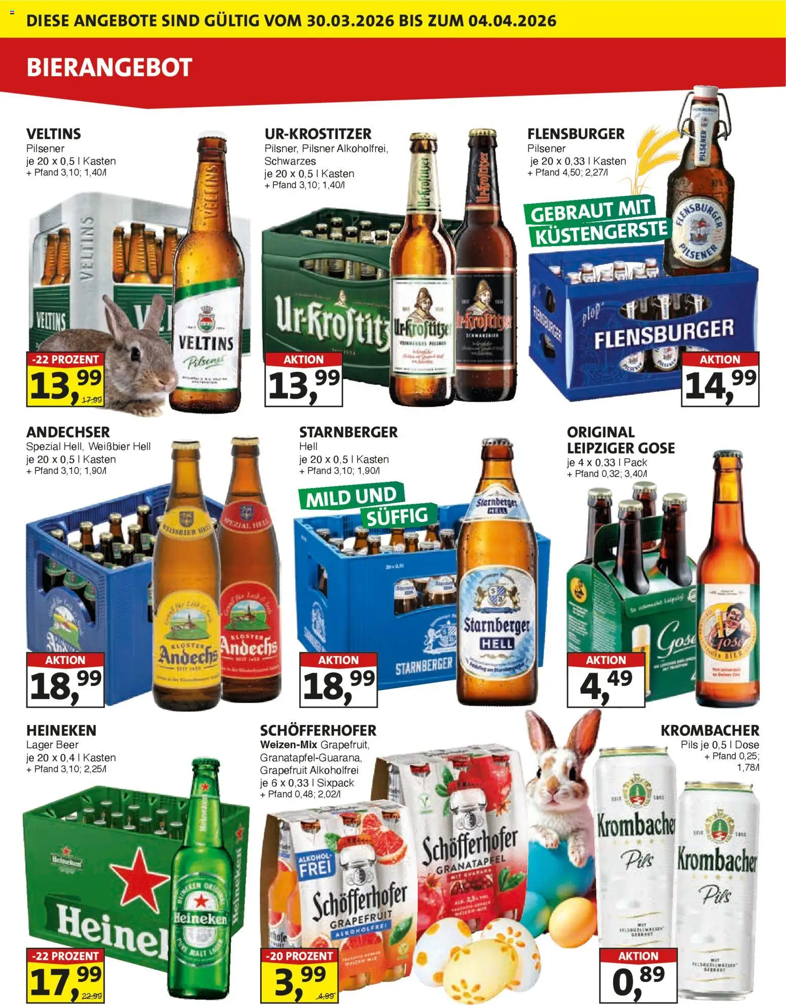 Lösch Depot Prospekt 	 – gültig ab 30.03.2026 | Seite: 2 | Produkte: Weißbier, Pils, Heineken, Krombacher
