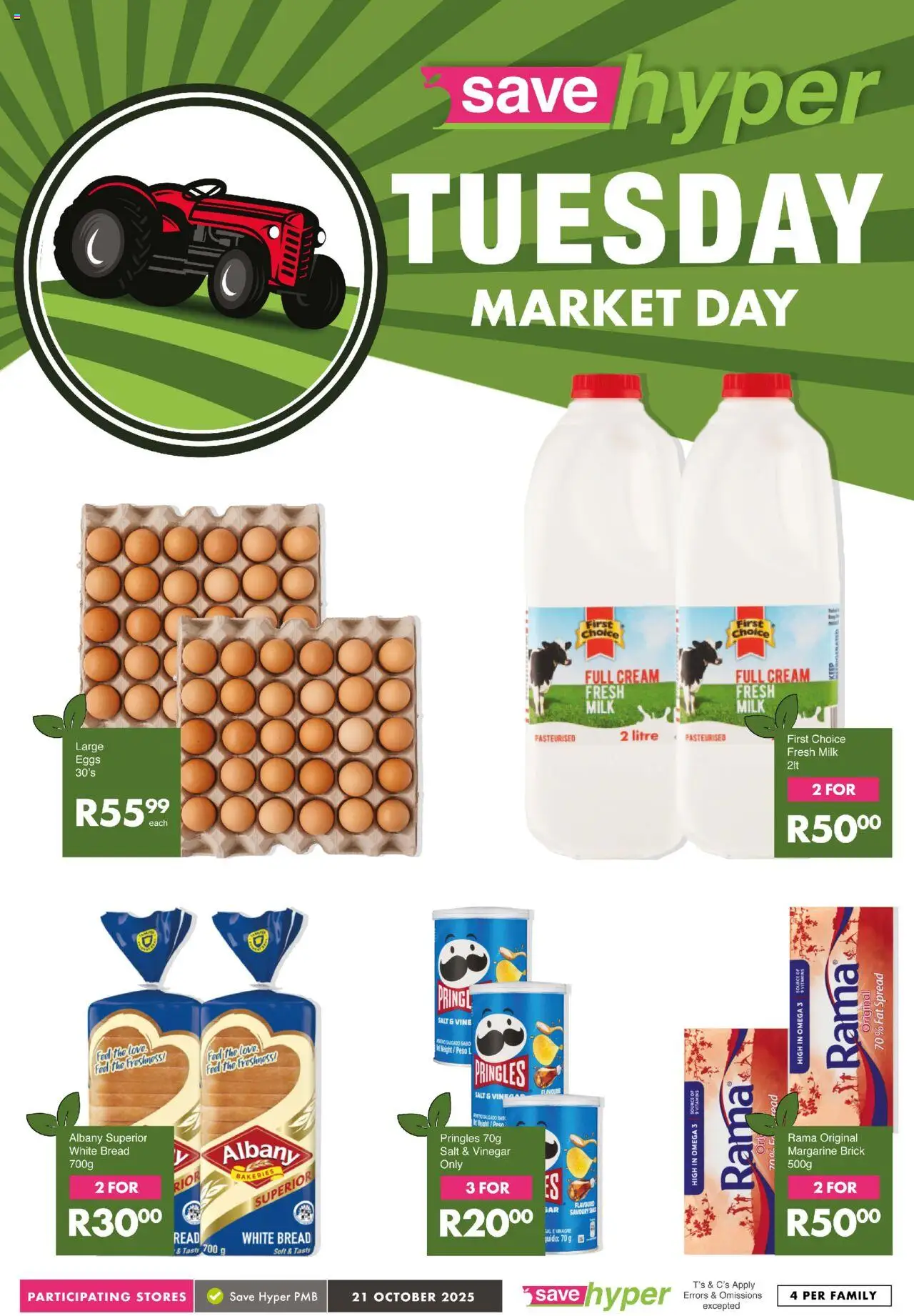 New Save catalogue – valid from 21.10.2025 | Page: 8 | Products: Vitamins, Milk, Bread, Cream