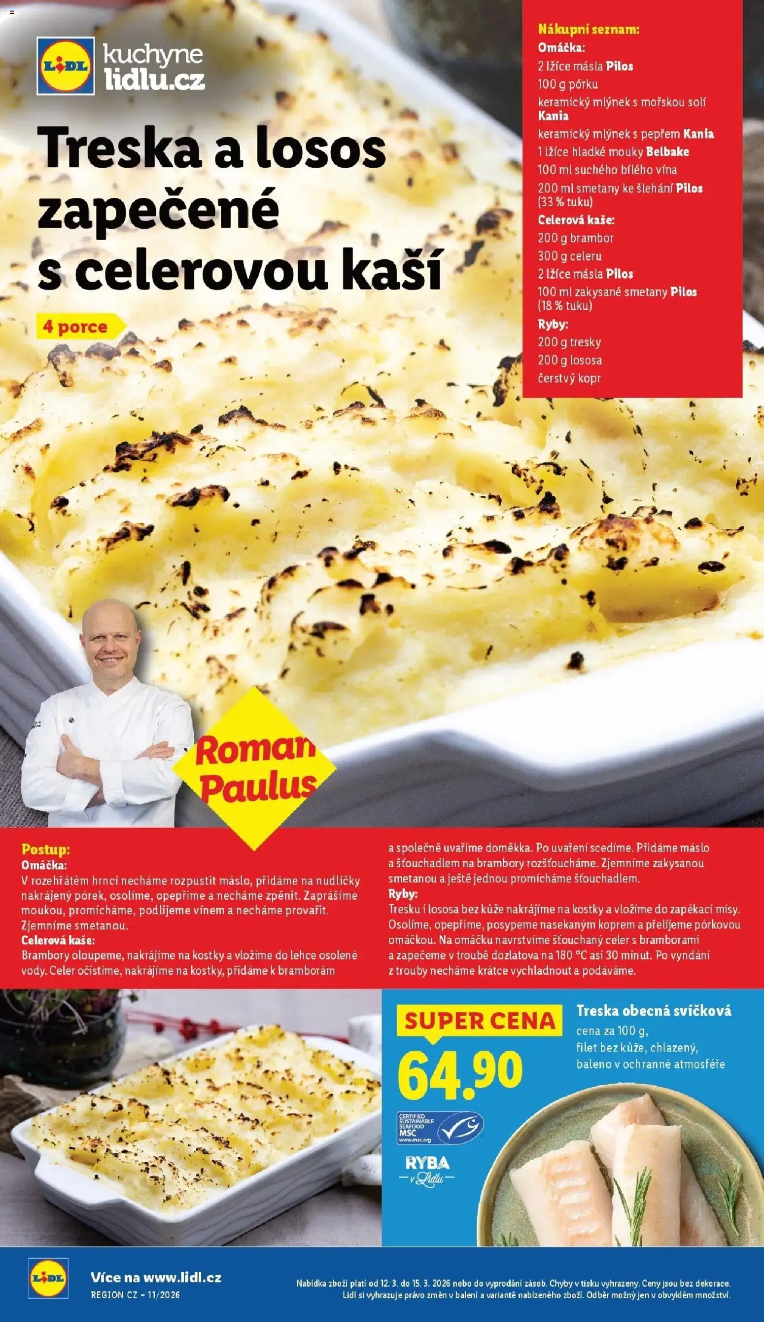 Lidl aktuální leták od 12.03.2026 | Strana: 29 | Produkty: Kopr, Lžíce, Filet, Kostky