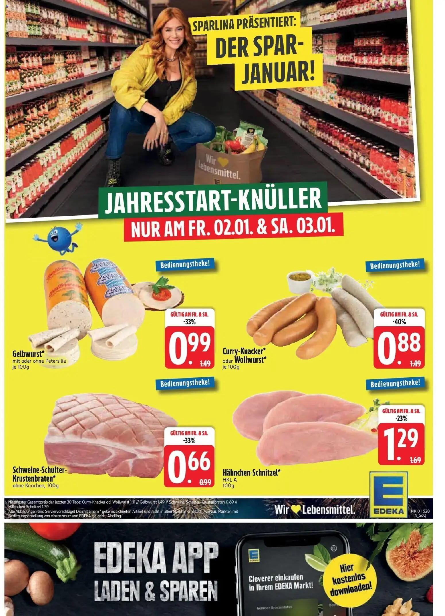 Edeka prospekt Vohburg	 – gültig ab 28.12.2025 | Seite: 30 | Produkte: Krustenbraten, Petersilie