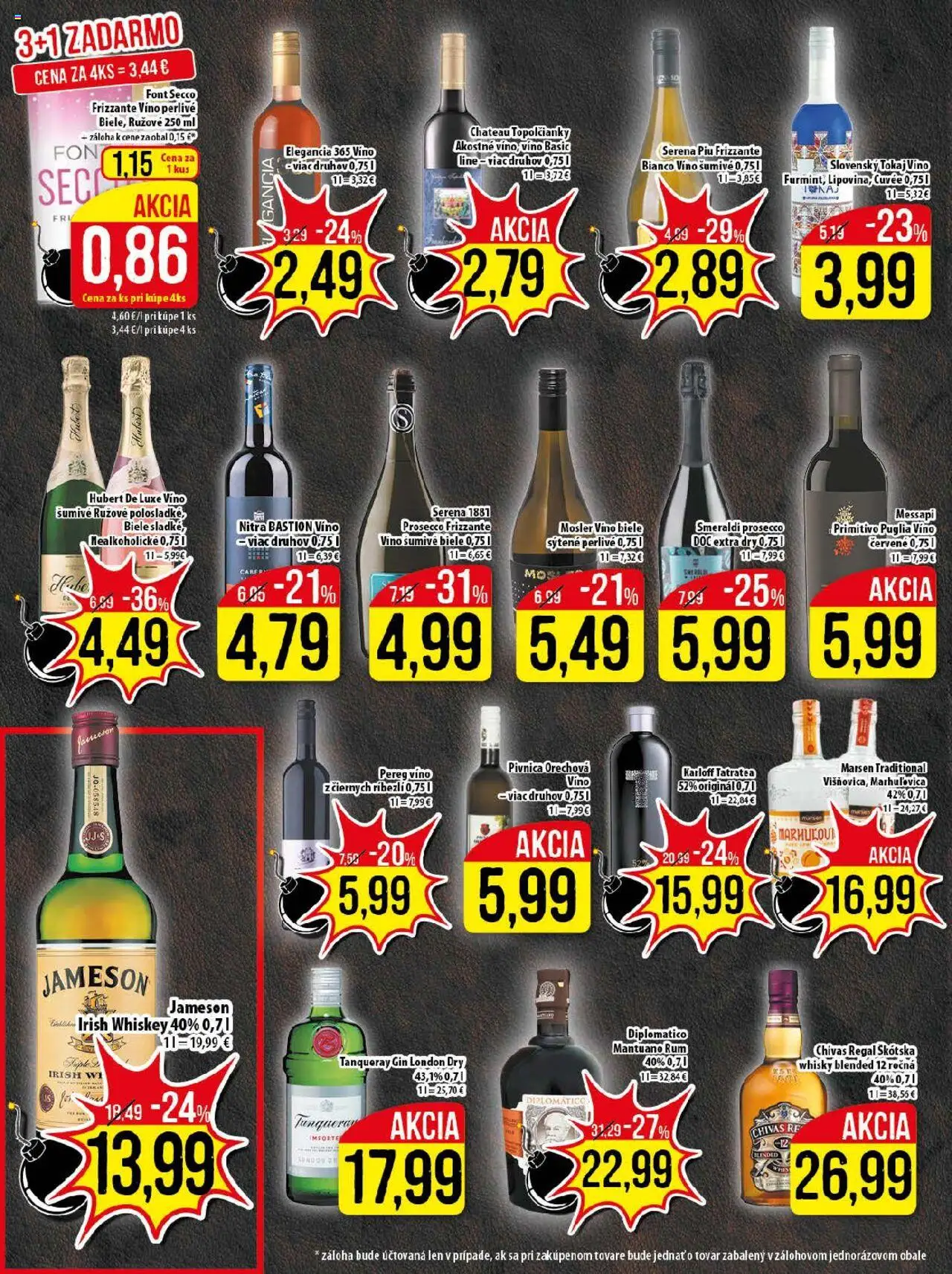 Klas leták │ platný od 18.08.2025 | Strana: 17 | Produkty: Regál, Diplomatico, Chivas Regal, Rum