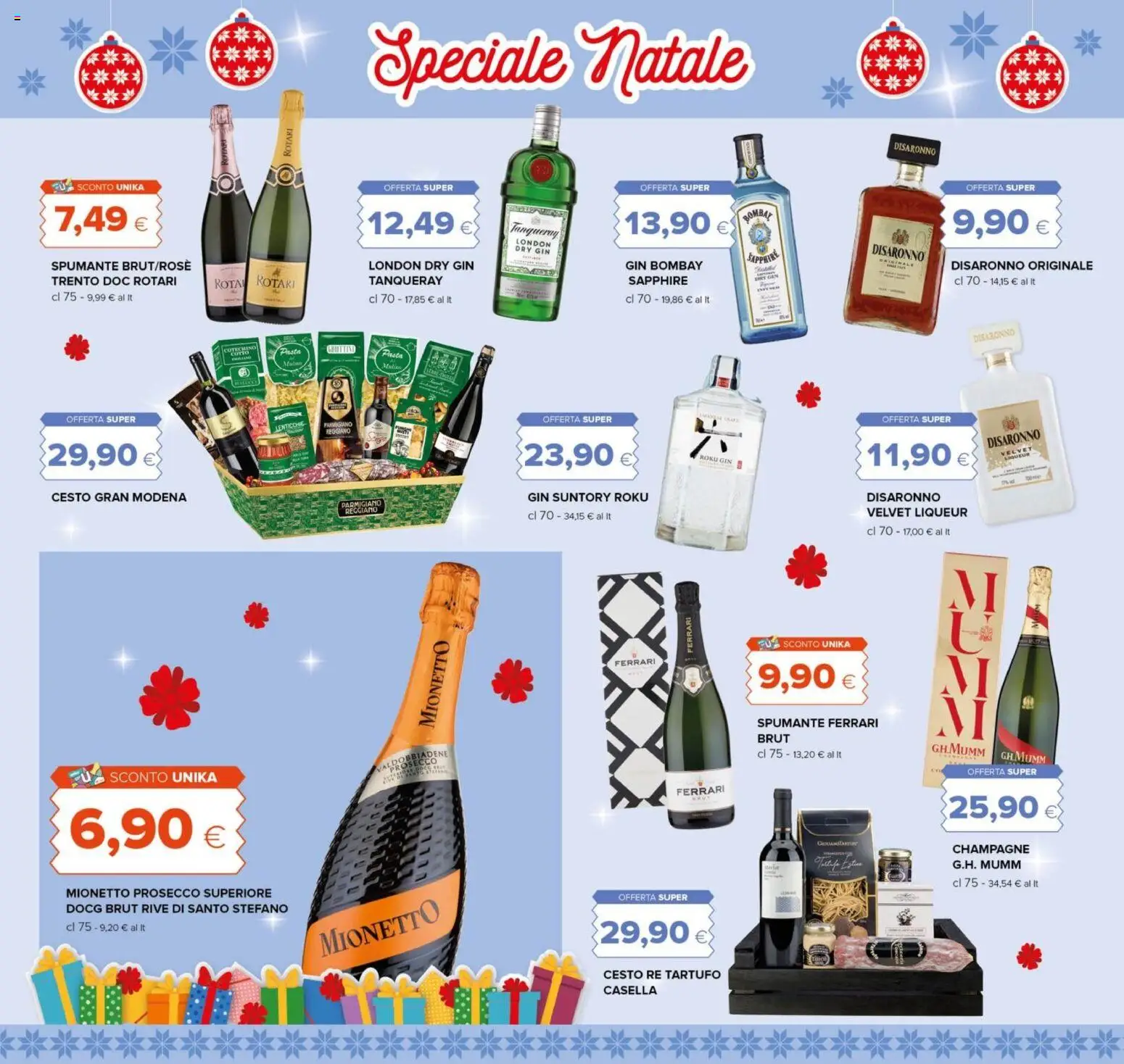 Volantino Oasi del 15.12.2025 | Pagina: 8 | Prodotti: Tartufo, Prosecco, Lenticchie, Spumante
