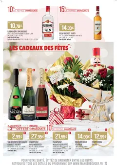 Match Supermarché - Prévisualisation de Match Supermarché - Fêtes par nos pros  valide à partir de 27.12.2025 | Page: 25 | Produits: Vin mousseux, Mousseux, Vin, Gin
