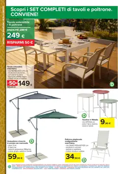 Anteprima del volantino Carrefour volantino Iper - Catalogo arredo giardino valido a partire dal 23.03.2026 | Pagina: 4 | Prodotti: Tavolino, Alluminio, Poltrona, Tavolo