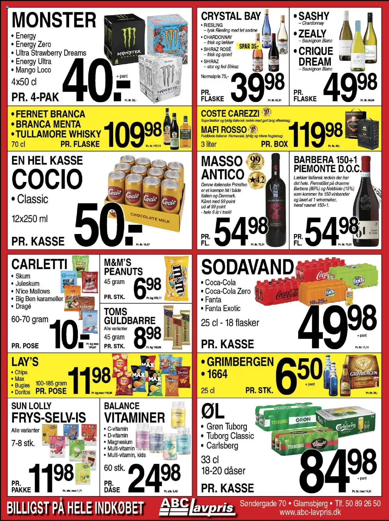 Abc Lavpris tilbudsavis – gyldig fra 15.10.2025 | Side: 6 | Produkter: Coca Cola, Chips, Whisky, Peanuts