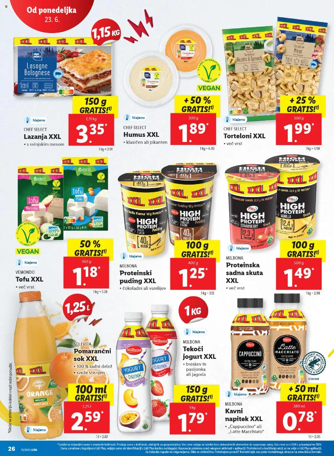 Lidl katalog │ velja od 19.06.2025 | Stran: 54 | Izdelki: Puding, Sok, Skuta, Breskev