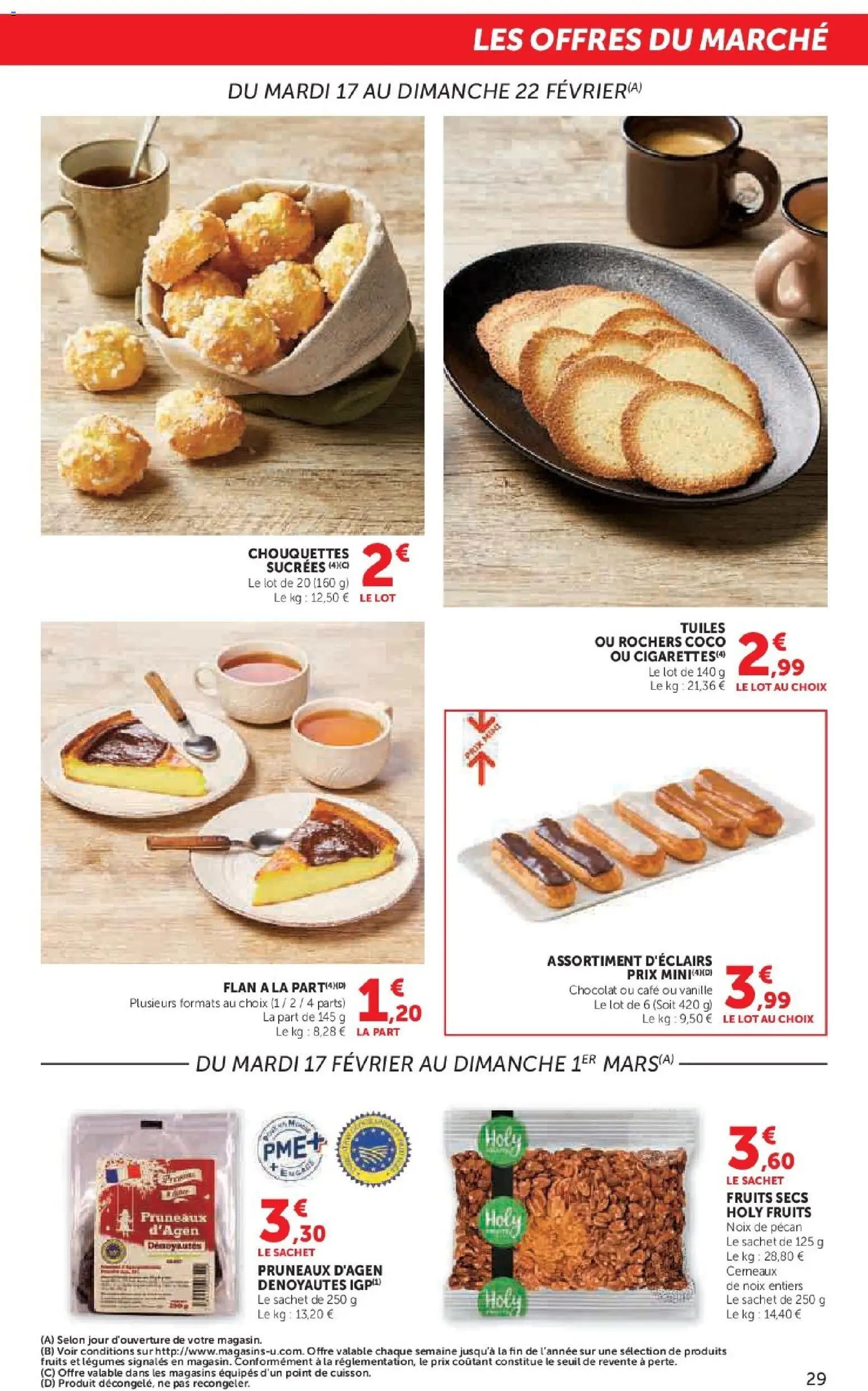 {H1} | Page: 29 | Produits: Pruneaux, Café, Chocolat, Noix