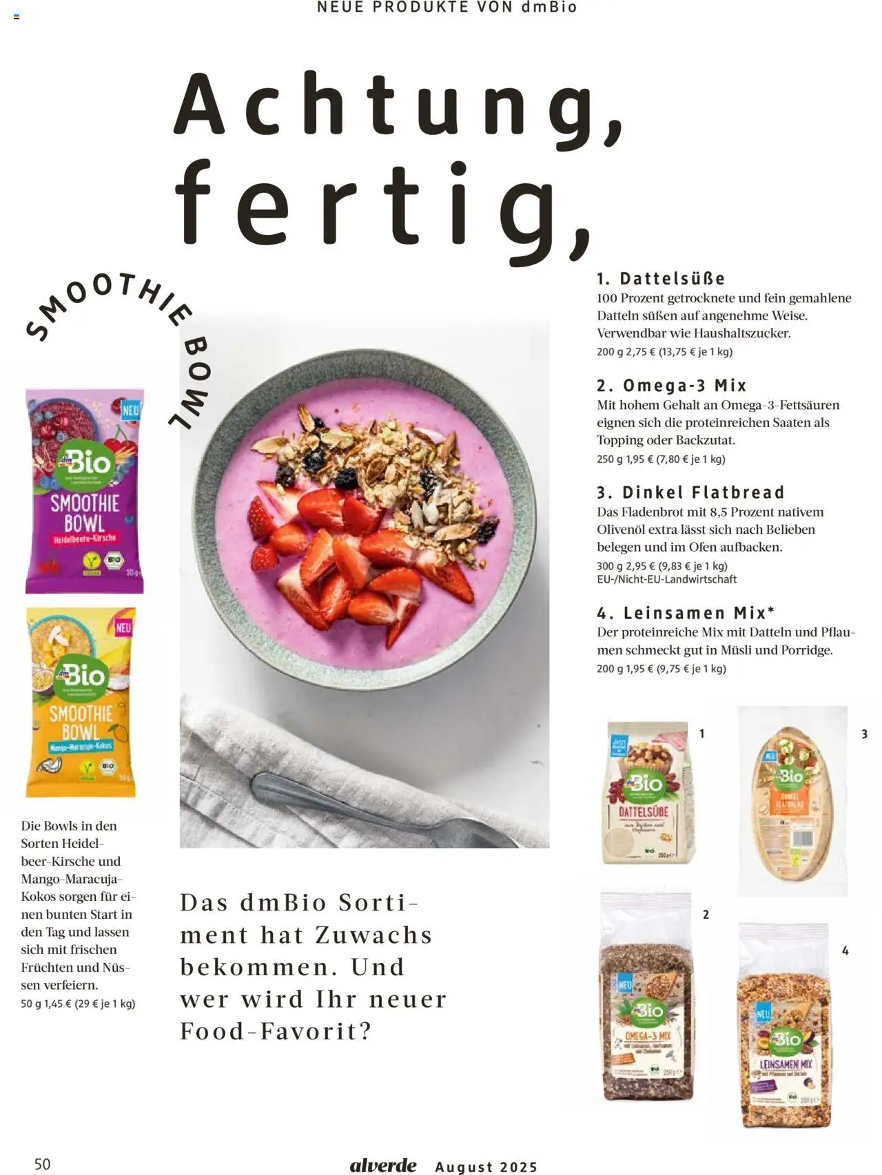 dm drogerie Prospekt 	 - gültig ab dem 01.08.2025 | Seite: 50 | Produkte: Musli, Ofen, Olivenol