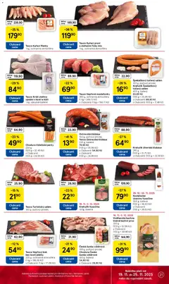 Náhled letáku Špekáčkový točený salám Krahulík Špekáčkový točený salám, 100 g, pultový prodej, 400 g, balený od 19.11.2025 | Strana: 21