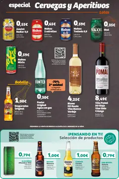 Vista previa Froiz folleto válido desde el 09.04.2026 | Página: 15 | Productos: Vino, Cerveza, Agua con gas, Παρμεζάνα