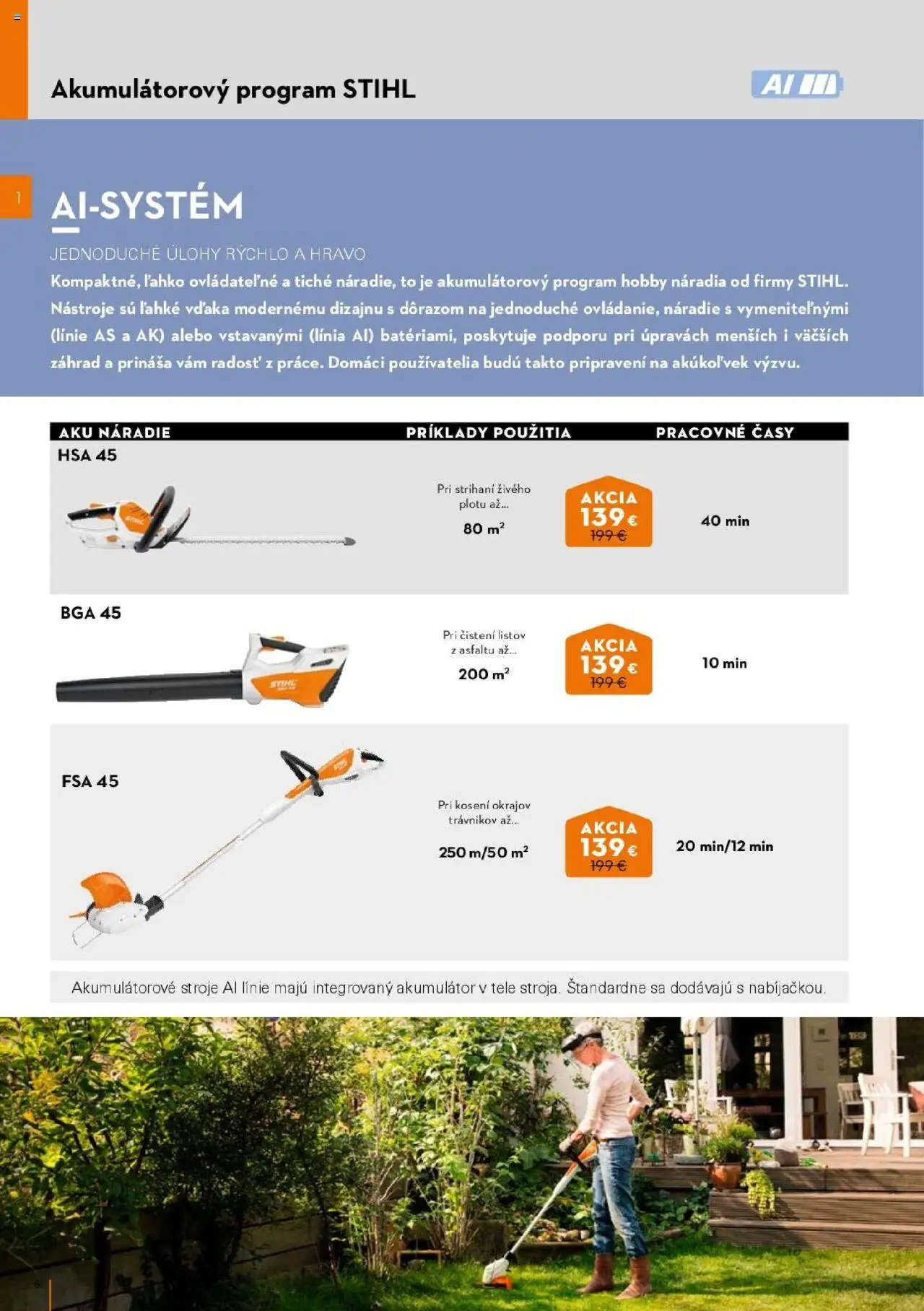 Nové STIHL akcie – leták je platný od 01.04.2025 | Strana: 6 | Produkty: Aku náradie, Náradie, Aku, Akumulátor