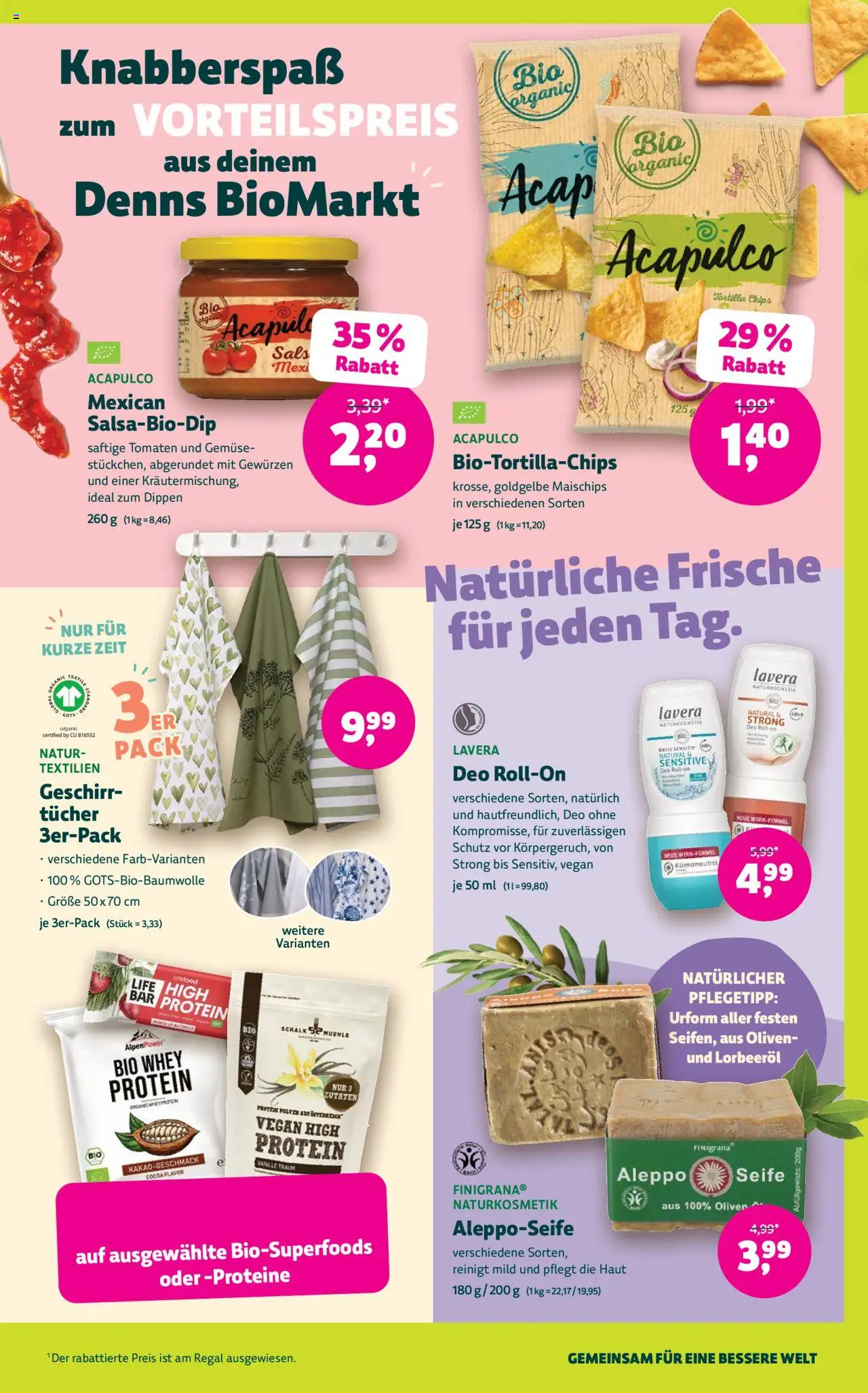 Denns BioMarkt Angebote gültig ab 13.08.2025 | Seite: 11 | Produkte: Chips, Gemüse, Regal, Seife