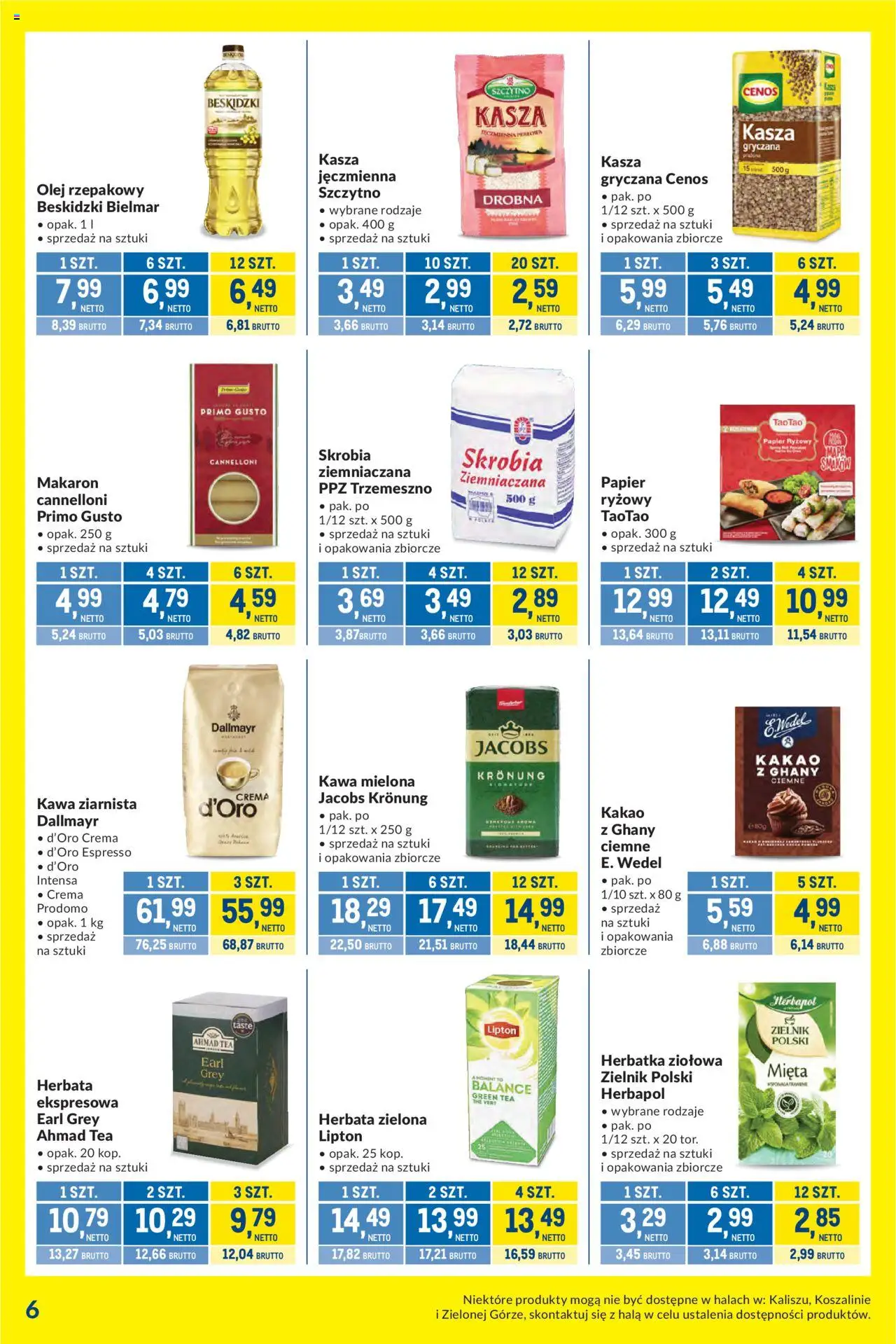 Makro Gazetka - Kupujesz więcej płacisz mniej od 30.09.2025 | Strona: 6 | Produkty: Olej rzepakowy, Kakao, Kawa ziarnista, Olej
