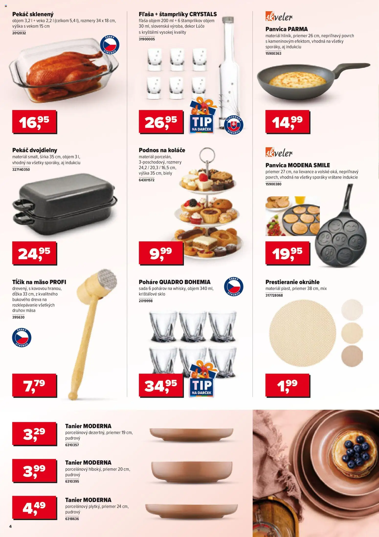 Nové Kinekus akcie – leták je platný od 01.11.2025 | Strana: 4 | Produkty: Panvica