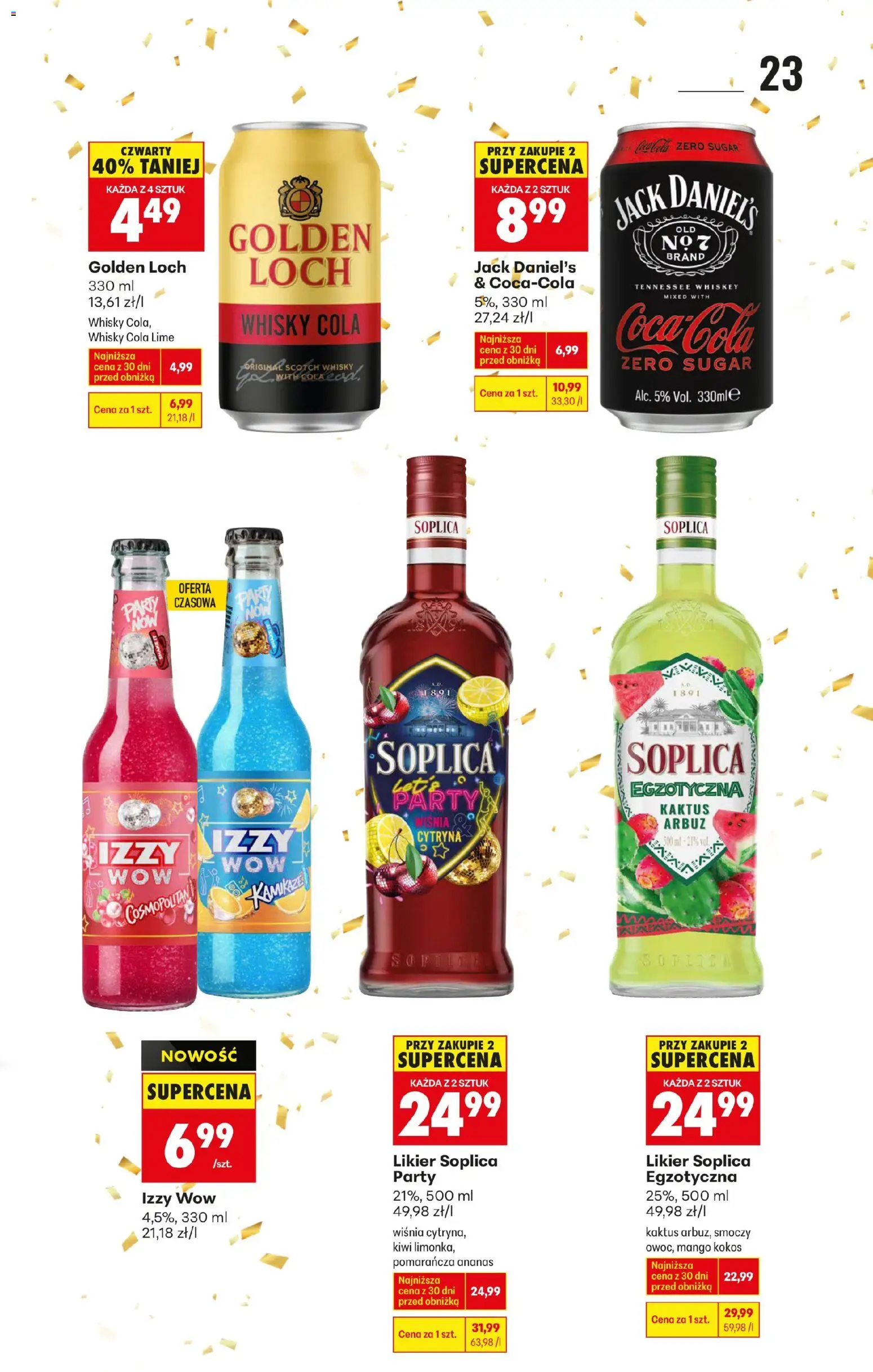 Biedronka gazetka - Czas na toast od 27.12.2025 | Strona: 25 | Produkty: Cytryna, Jack Daniel's, Ananas, Kiwi