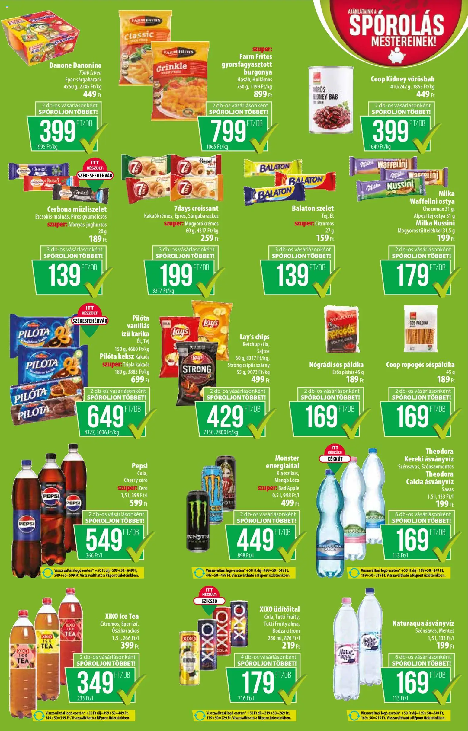 COOP akciós ujság - amely érvényes a következő dátumtól: 12.03.2026 | Oldal: 5 | Termékek: Tej, Tea, Keksz, Mangó