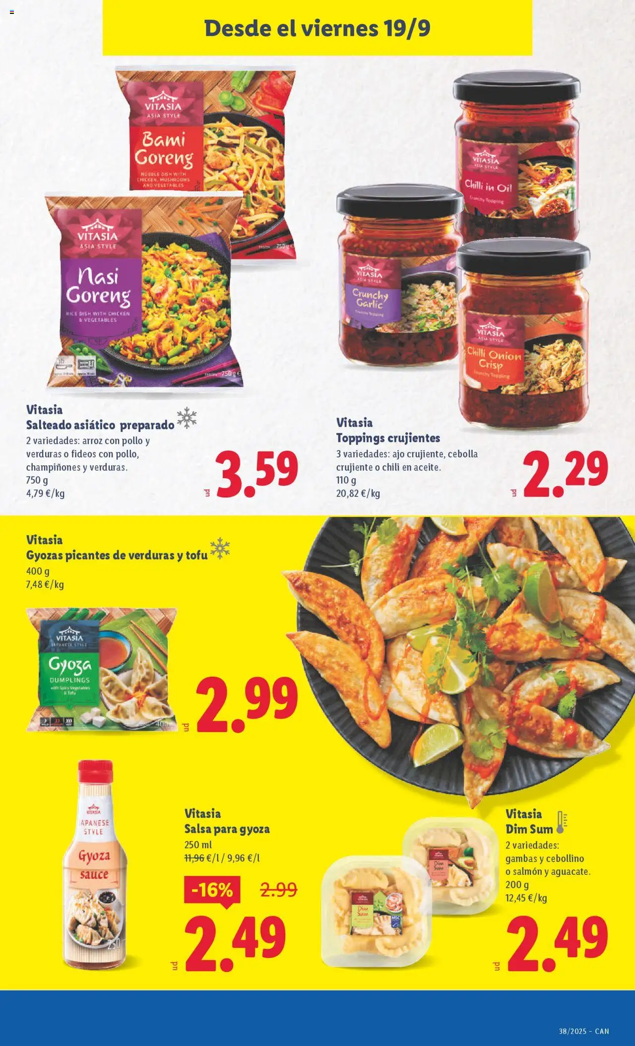 Lidl - Canarias  │ válido desde el 15.09.2025 | Página: 25 | Productos: Arroz, Fideos, PC, Παγωμένο τσάι