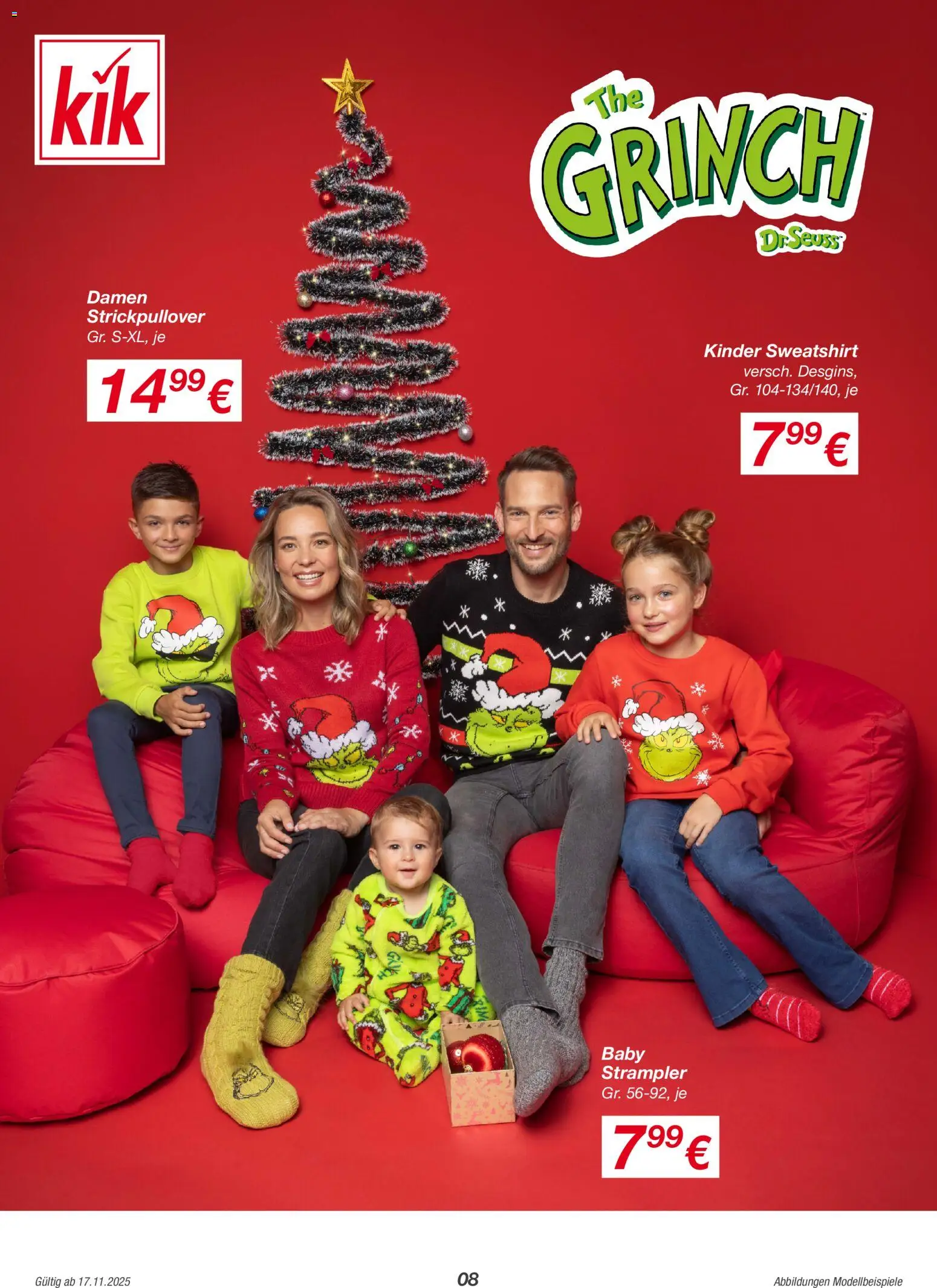 Kik Prospekt 	 – gültig ab 17.11.2025 | Seite: 8 | Produkte: Sweatshirt