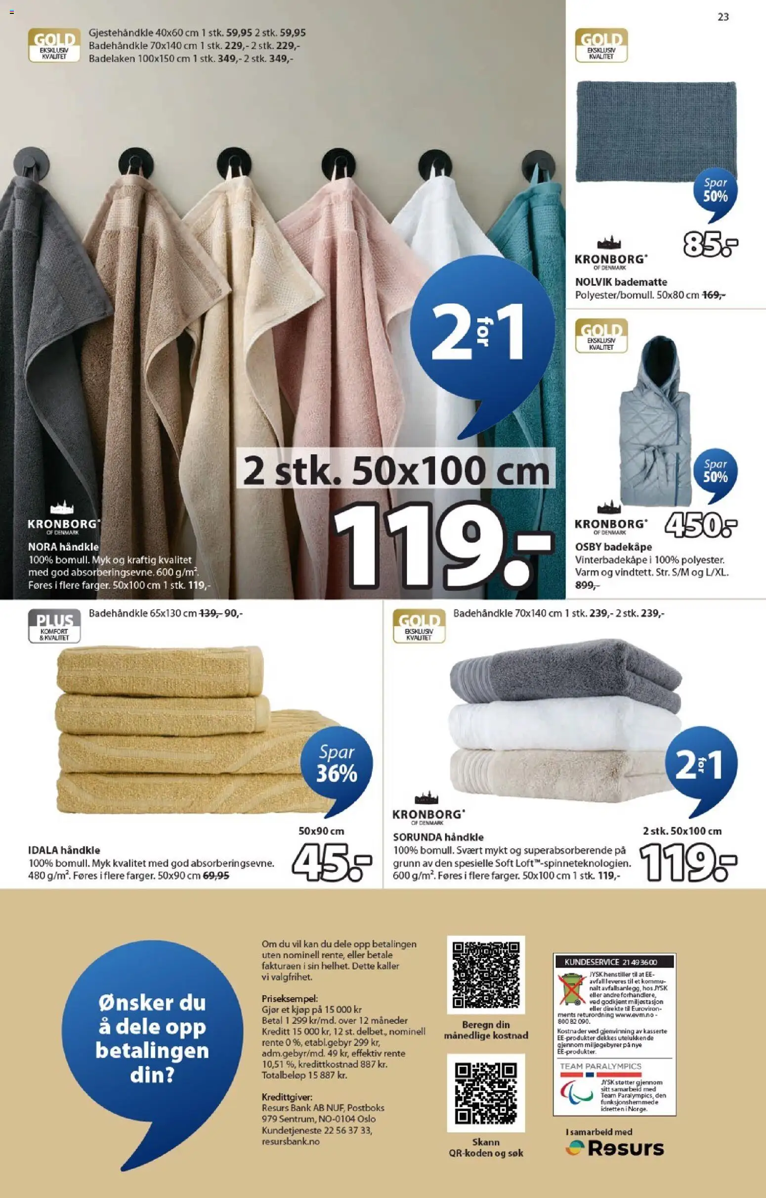 {H1} | Side: 23 | Produkter: Badekåpe, Суміш дитяча, Badematte