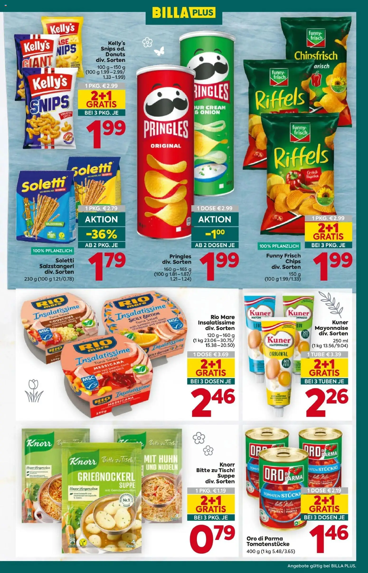 Billa Plus Flugblatt - Niederösterreich gültig ab 12.03.2026 | Seite: 11 | Produkte: Mayonnaise, Tisch, Tomaten, Nudeln
