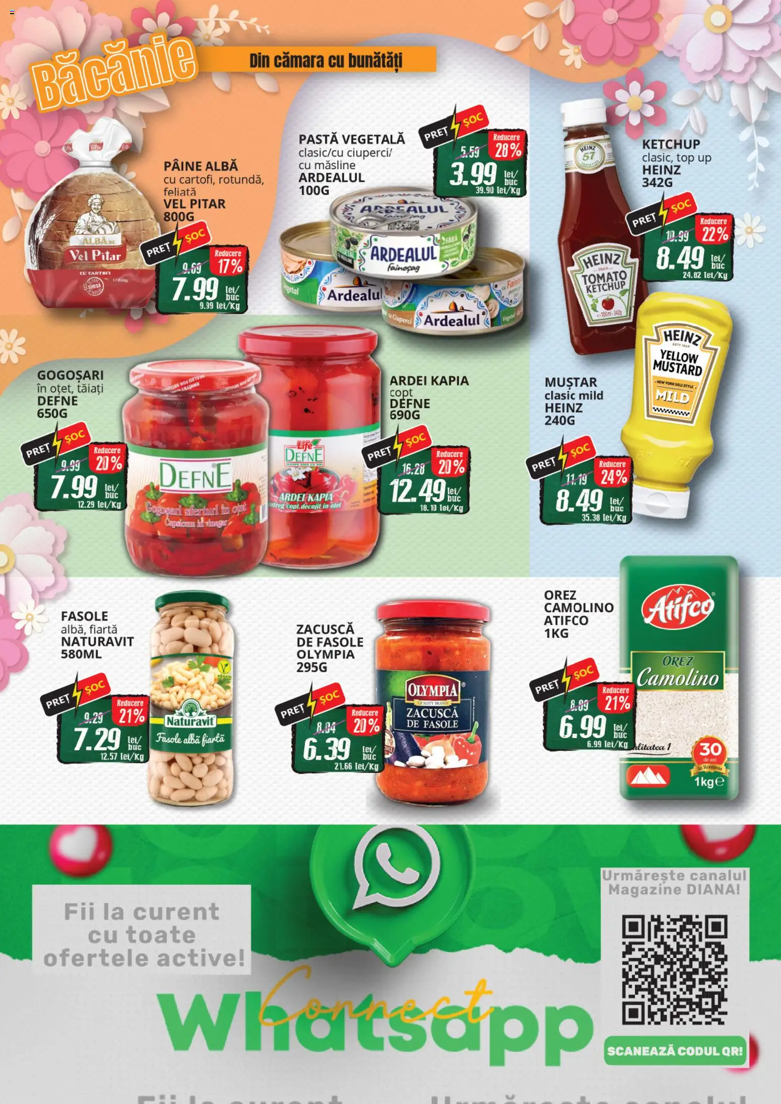 Noul catalog Diana – valabil de la 16.03.2026 | Pagină: 4 | Produse: Delgeç, Top, Orez, Fasole albă