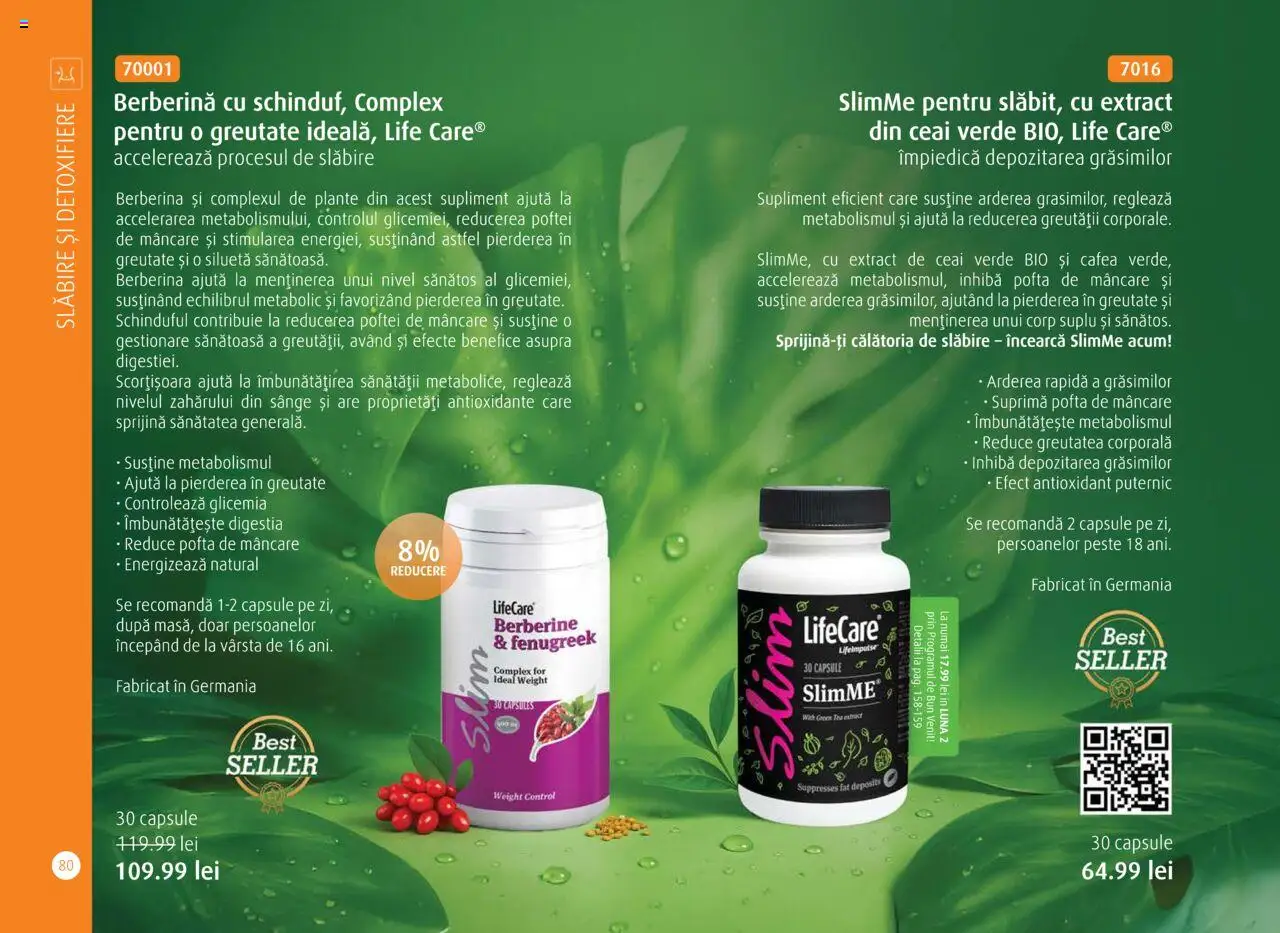 Noul catalog Life Care – valabil de la 01.10.2025 | Pagină: 82 | Produse: Şerit ödül, Cafea, Pește, Ceai