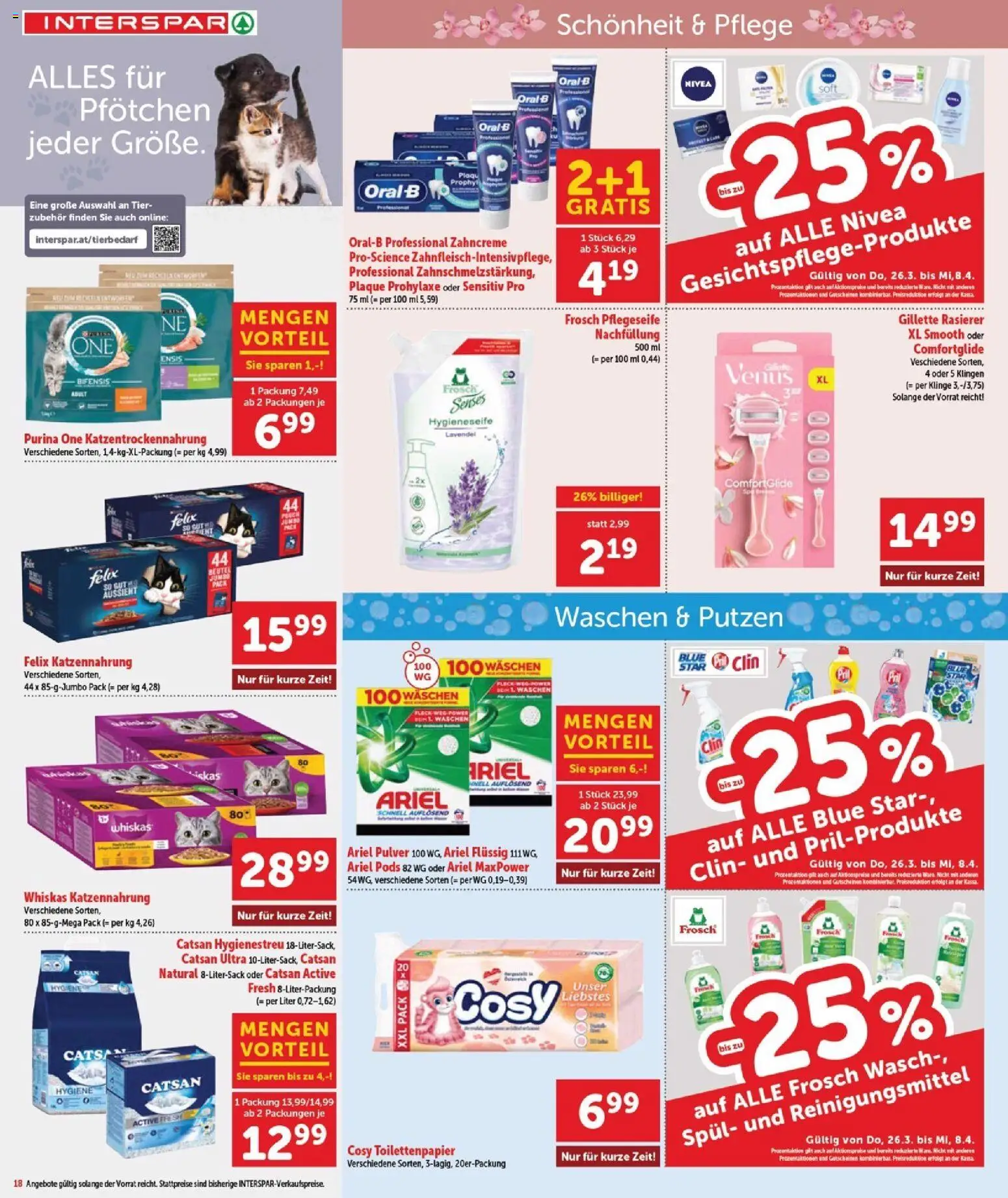 Interspar Flugblatt - Burgenland gültig ab 26.03.2026 | Seite: 20 | Produkte: Rasierer