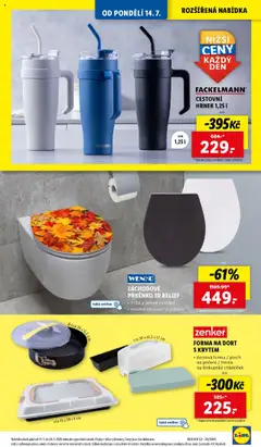 Lidl leták od 14.07.2025 | Strana: 23 | Produkty: Záchodové prkénko, Plech, Prkénko, Dort