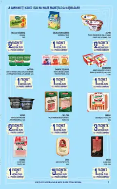 Ofertele Mega Image valabile de la 12.03.2026 | Pagină: 3 | Produse: Hacıyatmaz Kedi Oyuncağı, Crenvurști, Iaurt, Șuncă