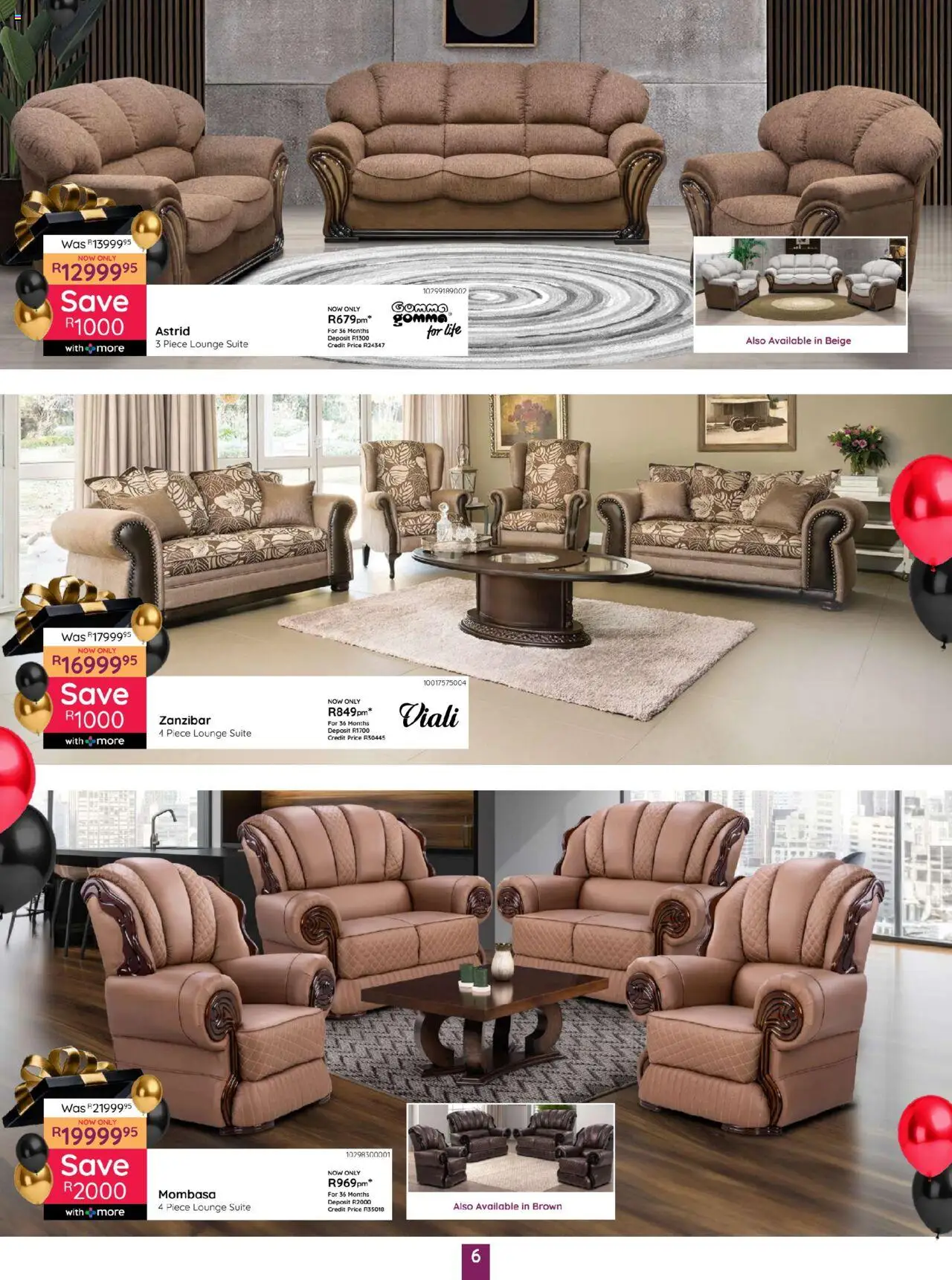Bradlows Specials │ valid from 19.06.2025 | Page: 6 | Products: Lounge suite