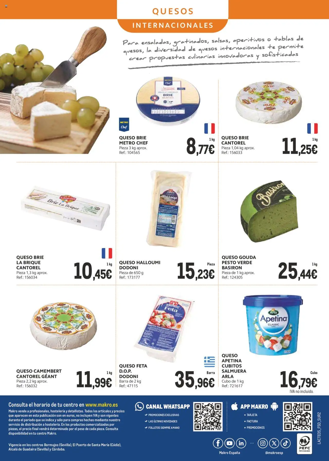Makro - Lácteos Sur 2 │ válido desde el 06.10.2025 | Página: 18 | Productos: Μπάρα σαπουνιού, Queso, Té, Queso Gouda