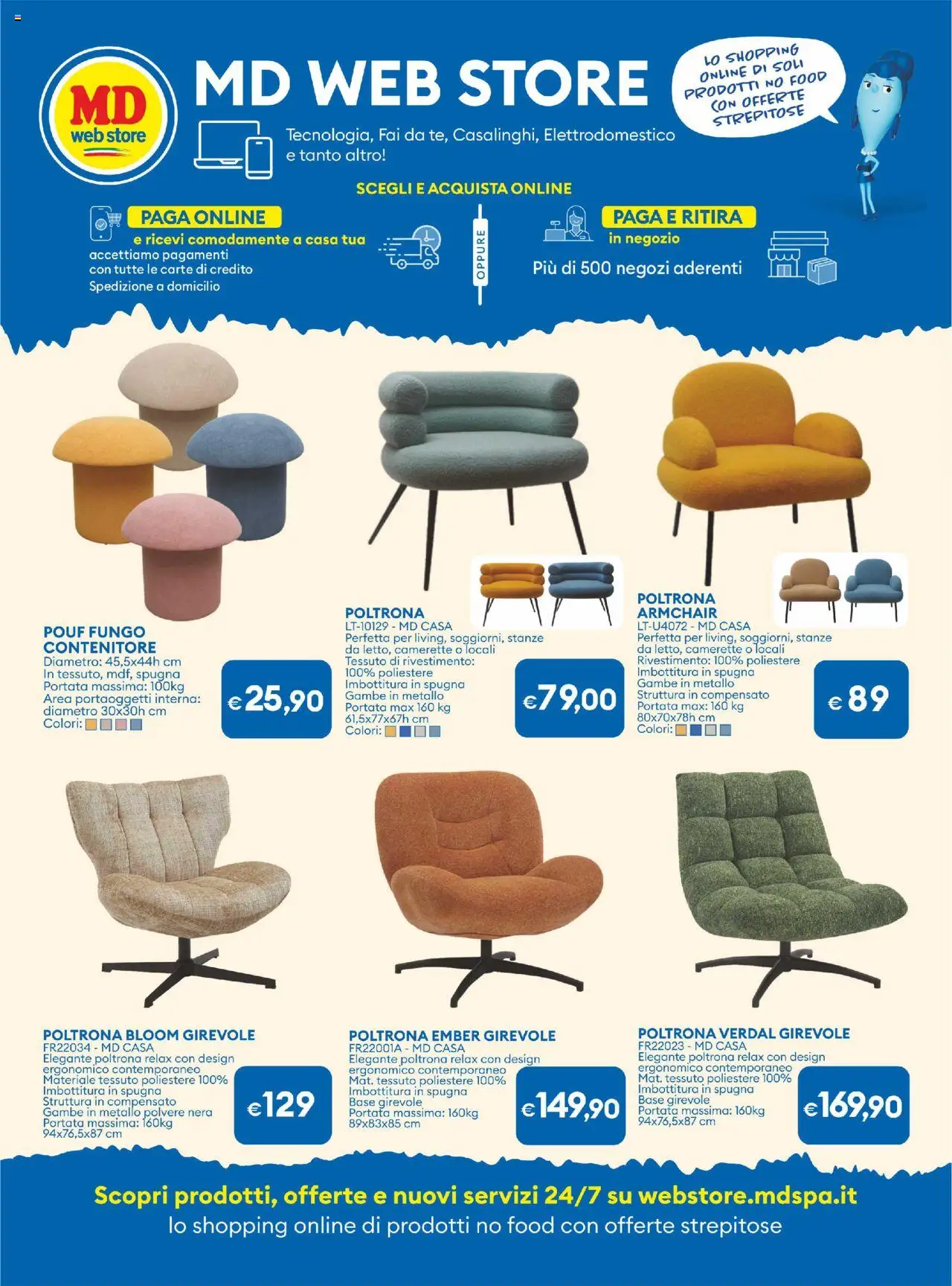 Volantino MD Discount del 26.08.2025 | Pagina: 31 | Prodotti: Spugna, Contenitore, Poltrona