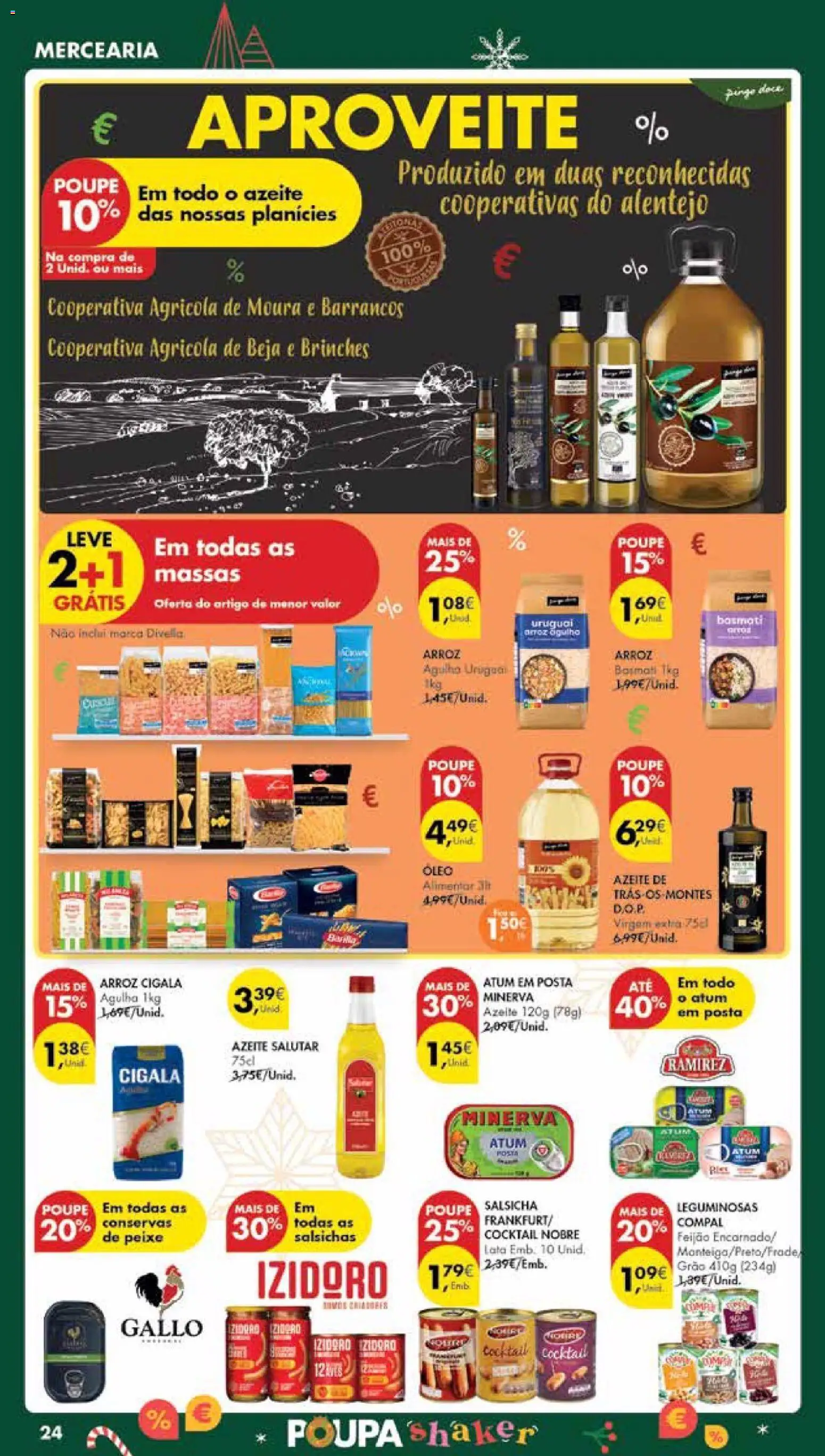 Pingo Doce Poupe Esta Semana Madeira │ válido de 16.12.2025 | Página: 24 | Produtos: Arroz basmati, Salsicha, Óleo, Peixe