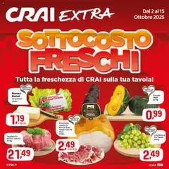 Anteprima del volantino CRAI Extra Rovigo catalogo valido a partire dal 02.10.2025