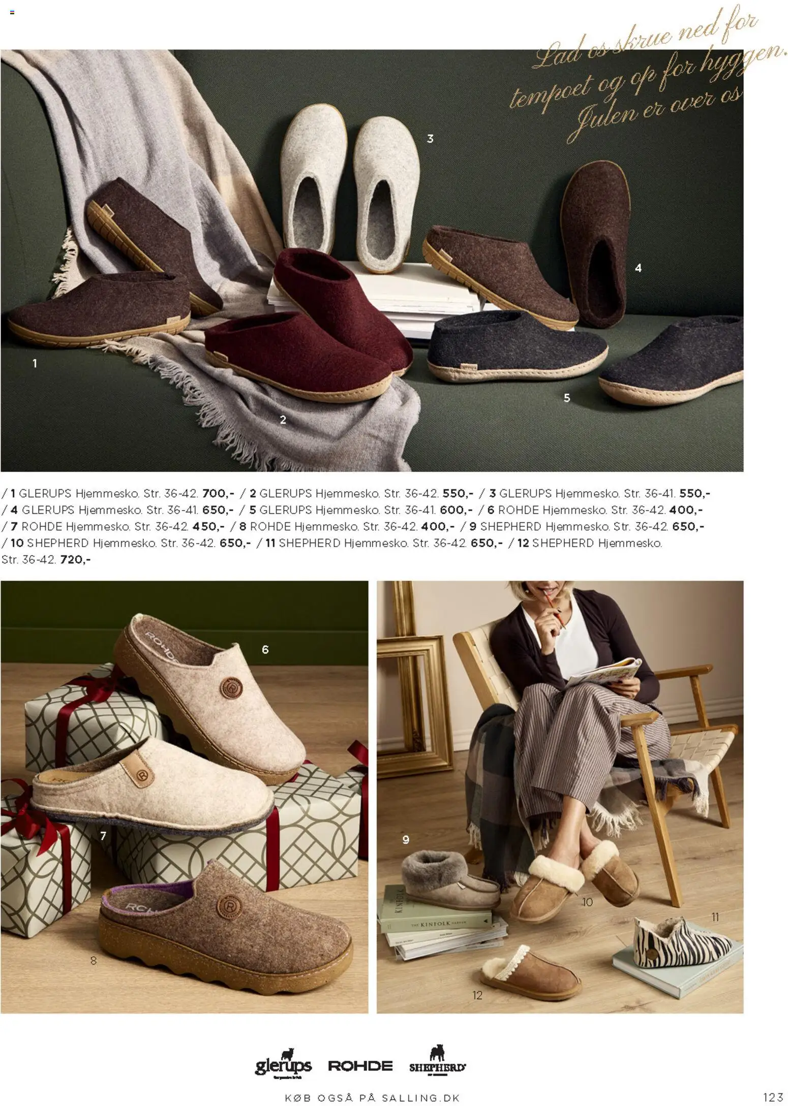 Salling tilbudsavis – gyldig fra 01.11.2025 | Side: 123 | Produkter: Hjemmesko