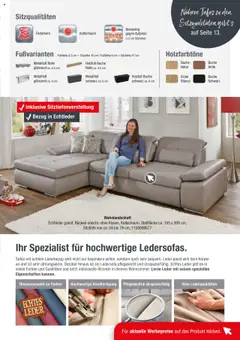 Roller Polster-Power Magazin 2025 – gültig ab 31.08.2025 | Seite: 5 | Produkte: Wohnlandschaft, Ledersofa