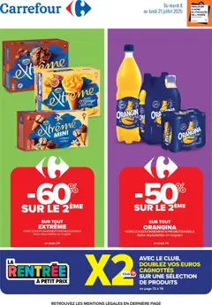 Carrefour - Prévisualisation de Carrefour catalogue semaine 28 valide à partir de 08.07.2025