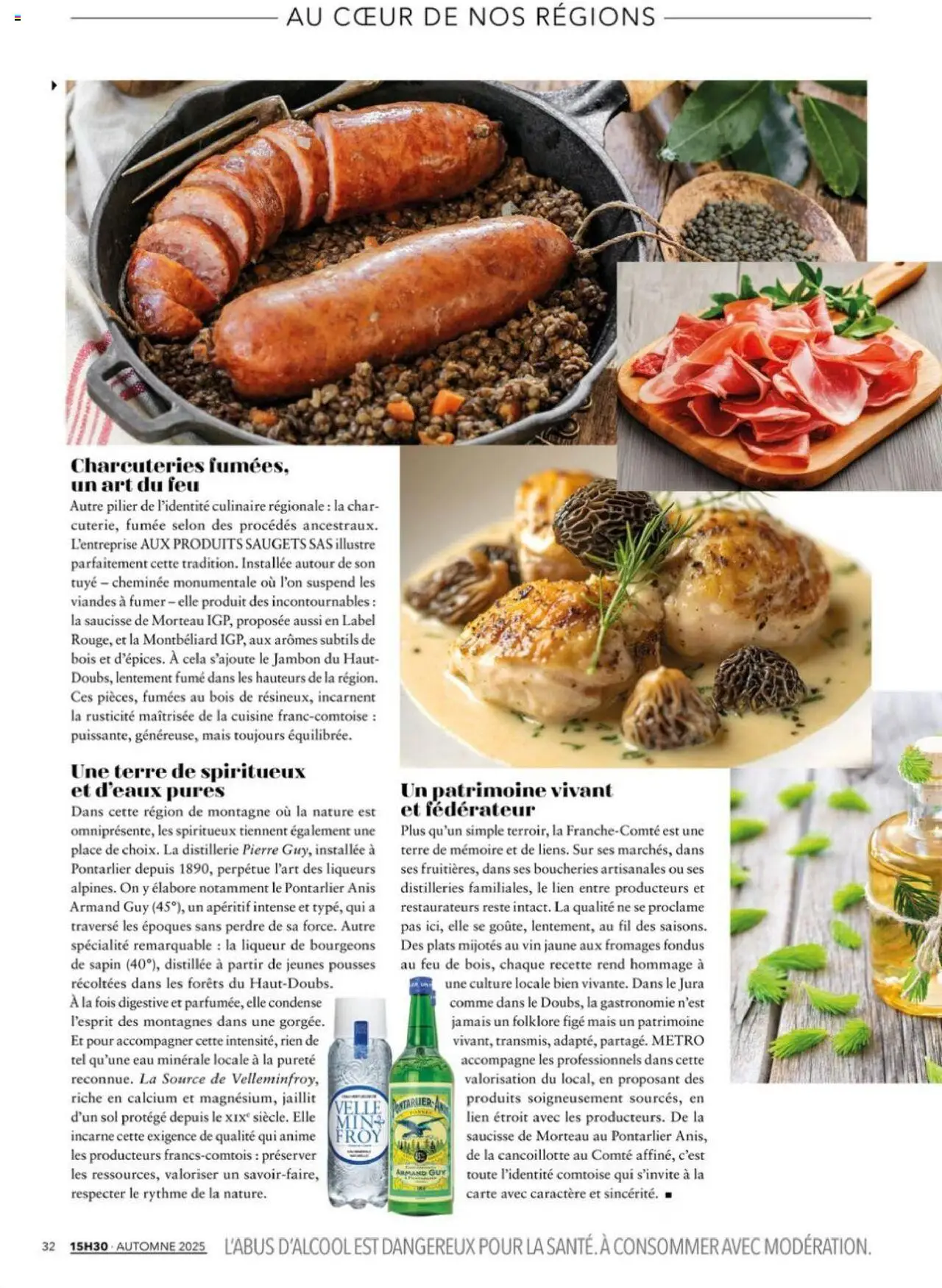  | Page: 32 | Produits: Eau minérale, Liqueur, Saucisse, Vin
