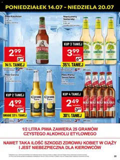 Delikatesy Centrum Gazetka - Sklepy Własne od 14.07.2025 | Strona: 35 | Produkty: Delikatesy, Warka, Piwo, Somersby