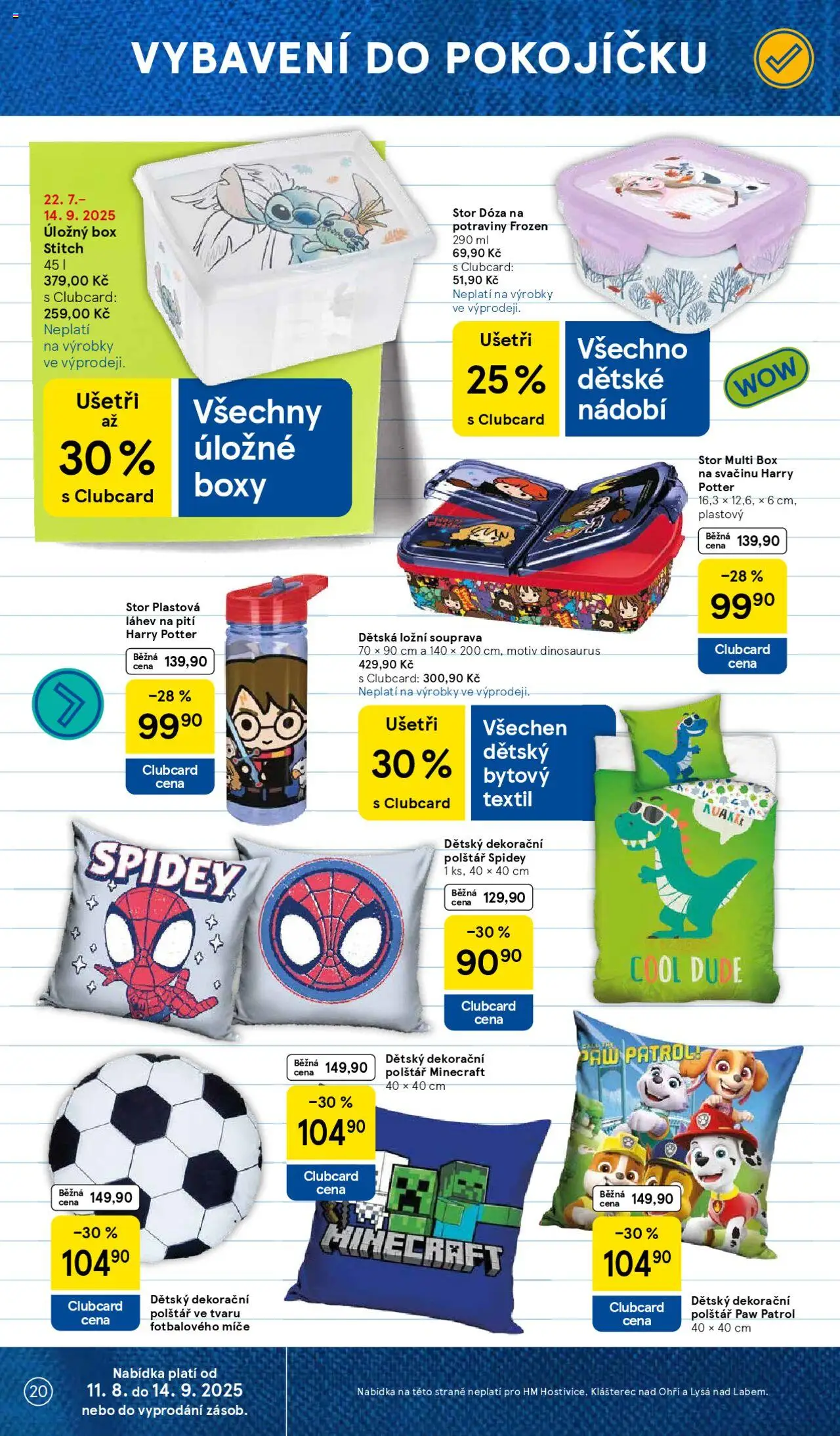 Tesco katalog od 11.08.2025 | Strana: 20 | Produkty: Box, Dóza, Potraviny, Láhev