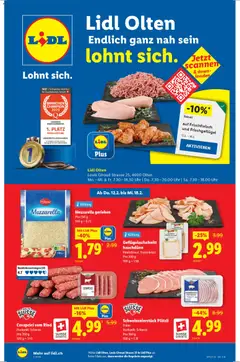 Lidl Aktionen Neueröffnung Olten ab 12.02.2026 gültig