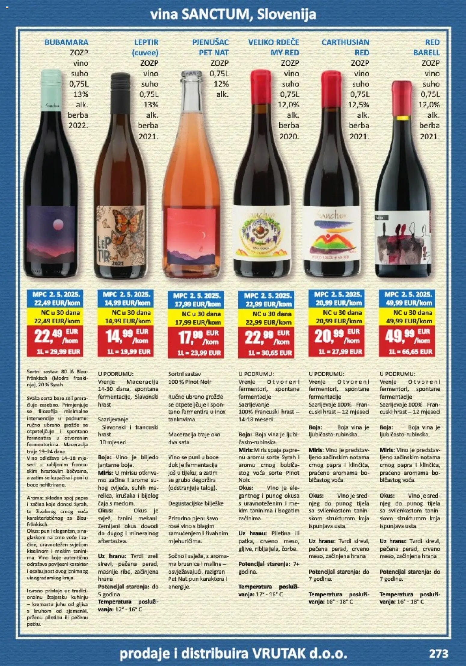 Vrutak katalog | vrijedi od 01.11.2025 | Stranica: 273 | Proizvodi: Piletina, Voće, Maline, Kim