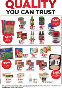 OK Foods specials catalogue – valid from 15.10.2025 | Page: 4 | Products: Chocolate, Ham, Pasta, Bacon