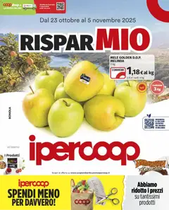 Anteprima del volantino Ipercoop Milano catalogo valido a partire dal 23.10.2025