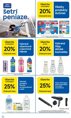 Tesco leták platný od 08.04.2026 | Strana: 16 | Produkty: Mlieko, Magnesia, Actimel, Gemerka