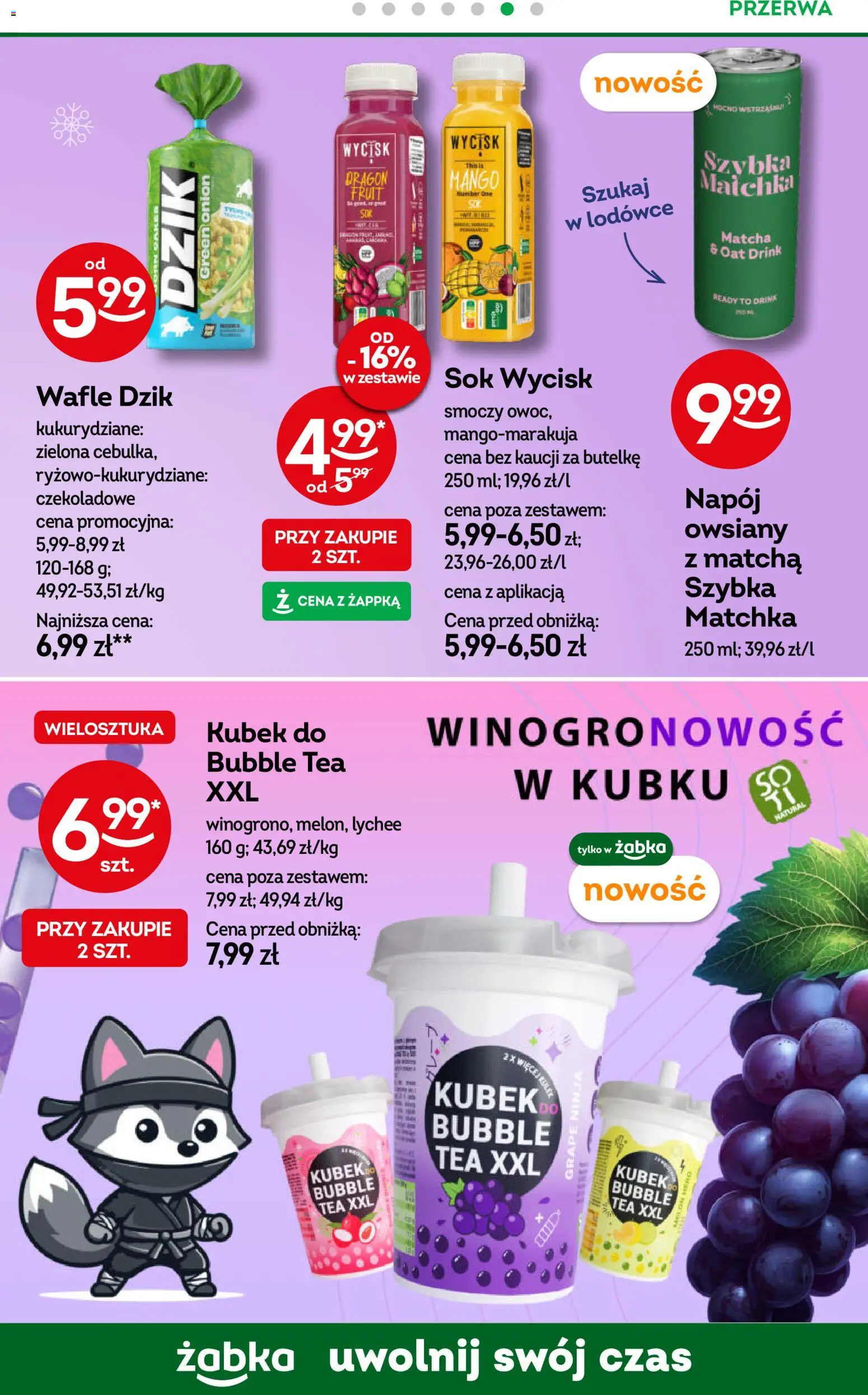Żabka Gazetka od 30.12.2025 | Strona: 43 | Produkty: Mango, Wafle, Sok