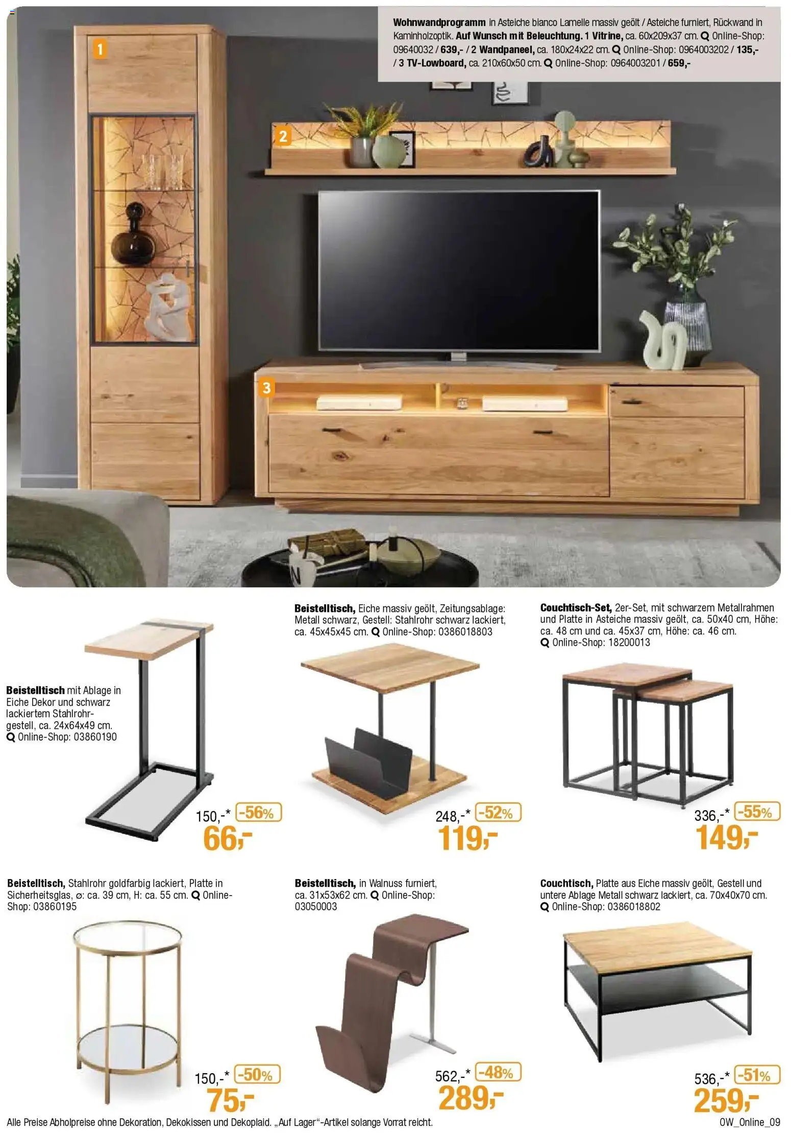 Angebote - Dein trendiges Möbelhaus – gültig ab 21.03.2026 | Seite: 9 | Produkte: Beistelltisch